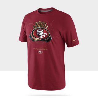 Nike Glove Lockup NFL 49ers Mens T Shirt 554599_687_A