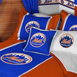 MLB New York Mets Baseball Twin Bedding Comforter Set