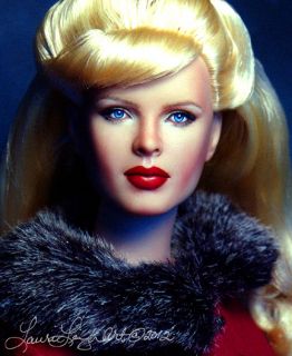   Doll Repaint Inspired by Kim Basinger OOAK by Laurie Leigh