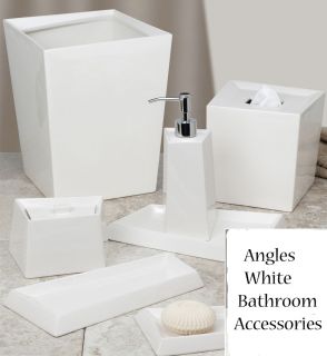   White Ceramic Bath Accessories Bathroom Collection Choice
