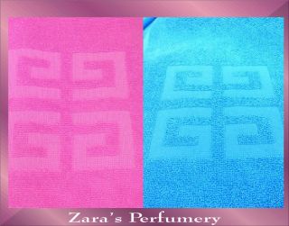Givenchy Blue Pink Cotton Bath Beach Towel