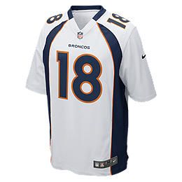   Broncos Peyton Manning Mens Football Away Game Jersey 479385_108_A