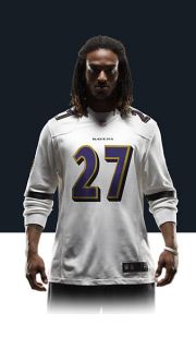    Ravens Ray Rice Mens Football Away Game Jersey 479378_106_A_BODY