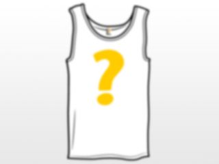 no we re not selling a blurry question mark unisex tank it s a random 