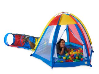   Play Tents Deluxe Fun Zone with 5 Foot Tunnel and 100 Play Balls 19210