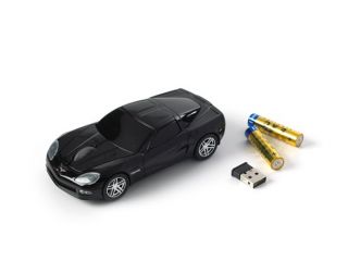 Road Mice RM 08CHCZKXA Chevy Corvette Wireless Optical Mouse   Black