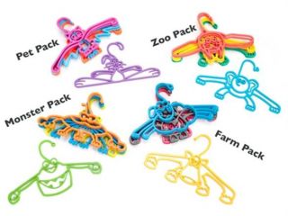 16 Pack of Silly Brandz Hanger Buddiez Colorful Children’s Hangers