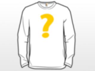 no we re not selling a blurry question mark long sleeve shirt it s a 
