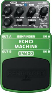Behringer Echo Machine EM600 Echo Guitar Effect Pedal