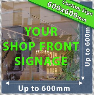 SHOP FRONT LETTERING Custom Large Business Vinyl Shop Sign sticker 