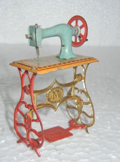 Rare Vintage Ges Gesch Penny Sewing Machine Tin Toy   Germany