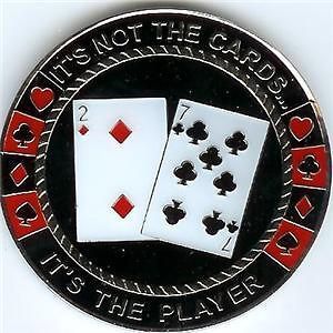the player not the cards poker weight guard card chip