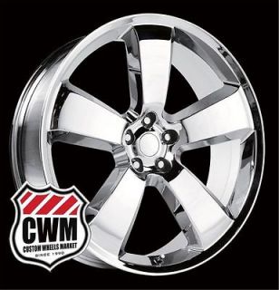 20x9 Dodge Charger SRT8 Style Chrome Wheels Rims for Chrysler 300 