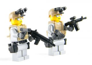 custom lego soldier army rangers minifigures w guns time left