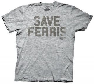 Ferris Buellers Day Off Save Ferris Funny Movie Adult X Large T Shirt