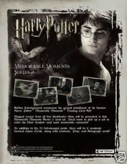 harry potter memorable moments series ii hobby box time left
