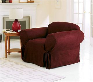 Solid Color Soft Micro Suede Couch/sofa,Lov​eseat,or Chair Cover 