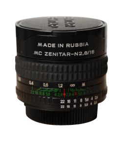Zenitar 16 mm f 2.8 Lens For Minolta