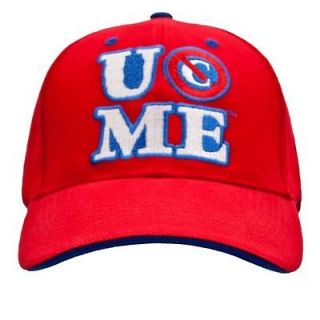 john cena red cenation baseball cap hat wwe new one