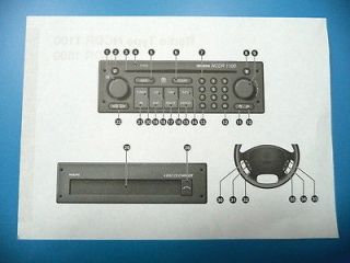 vauxhall opel siemens ncdr 1100 car stereo audio manual from united 