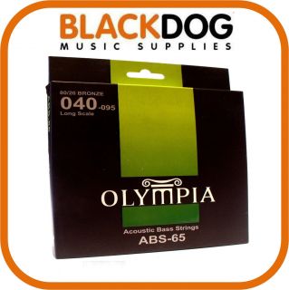 Quality Olympia Bronze Wound Acoustic Bass Guitar Strings Long Scale