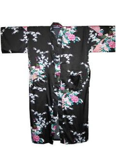 Silk Chinese Womans Sleepwear Dressing Gown Bath Robe with pint 