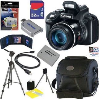 Canon PowerShot SX50 HS 12.1MP Digital Camera+ NB 10L Battery + 32GB 
