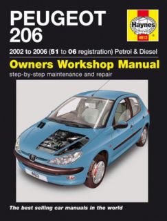 peugeot 206 petrol diesel 2001 2006 haynes manual 4613 from