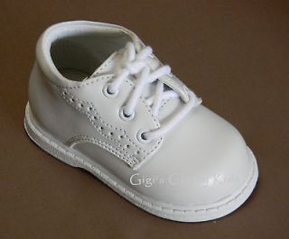 New Toddler Boys White Formal Dress Shoes Size 6 Wedding Baptism 