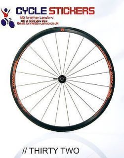 reynolds thirty two wheel decals sticker graphics reynolds bike wheels