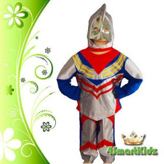 LIMITED OFFER Ultraman Tiga Hero Kid Boy Fancy Party Costume Size 2 
