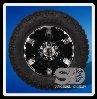 18 XD SPY GLOSS BLACK WITH 285 65 18 NITTO TRAIL GRAPPLER MT TIRES 