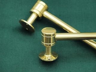 Brass Curtain Rods Window Set1050mm Narrowboat Barge Widebeam Canal 