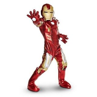 new  deluxe iron man costume for boys m 7 8  85 
