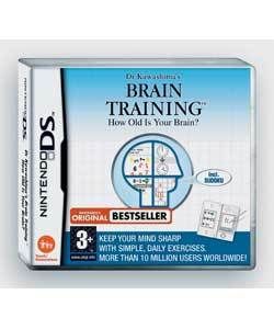 Nintendo DS Lite Dr. Kawashima’s Brain Training How Old Is Your 