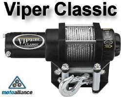 VIPER Classic 2500lb ATV Winch & Custom Mount for 11 12 Sportsman 400 