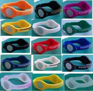 26 Colors Power Energy Band Bracelet Wristband (1pc) XS,S,M,L,XL/ FREE 