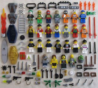 25 NEW LEGO MINIFIG LOT pharaoh people Men Women + accessories 