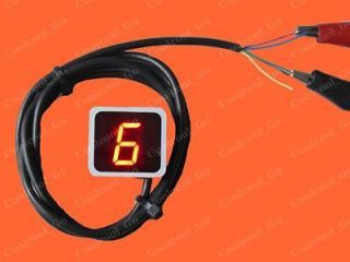 red universal digital gear indicator for motorcycle new from china