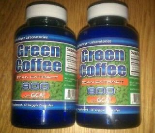 PURE GREEN COFFEE BEAN EXTRACT 50% CHLOROGENIC ACID 800MG GCA