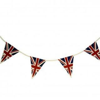 British Union Jack Uk Triangle Bunting Flags Great Britain 25ft