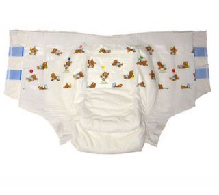 Case of 48 Size Medium Adult Baby Diapers Vintage Nappy Pampers 