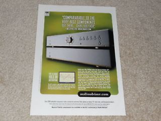 musical fidelity a3cr amplifier ad 1 pg article 1996  8 00 