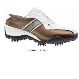 Footjoy FJ Womens Ladies Lo Pro lopro Golf Shoes 97172 White Copper 9 