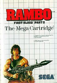 Rambo First Blood Part II Sega Master