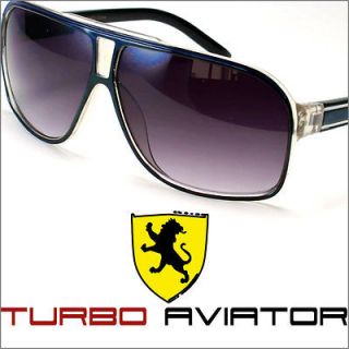 Fashionable Trendy Turbo Shades Mens Aviator Sunglasses 80s Retro New 