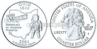 Quarter, 2002, Ohio, 50 State Quarters
