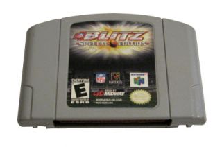NFL Blitz Special Edition Rental Release Nintendo 64, 2001