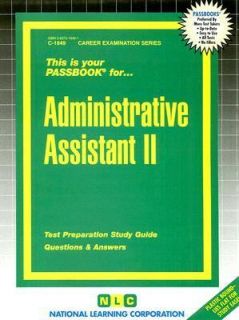 Administrative Assistant II C 1849 1994, Paperback