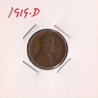 1919 D LINCOLN WHEAT CENT ~ I HAVE MOST ALL 1909 1919 P D S WHEAT 